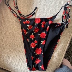 Rose bikini bottoms